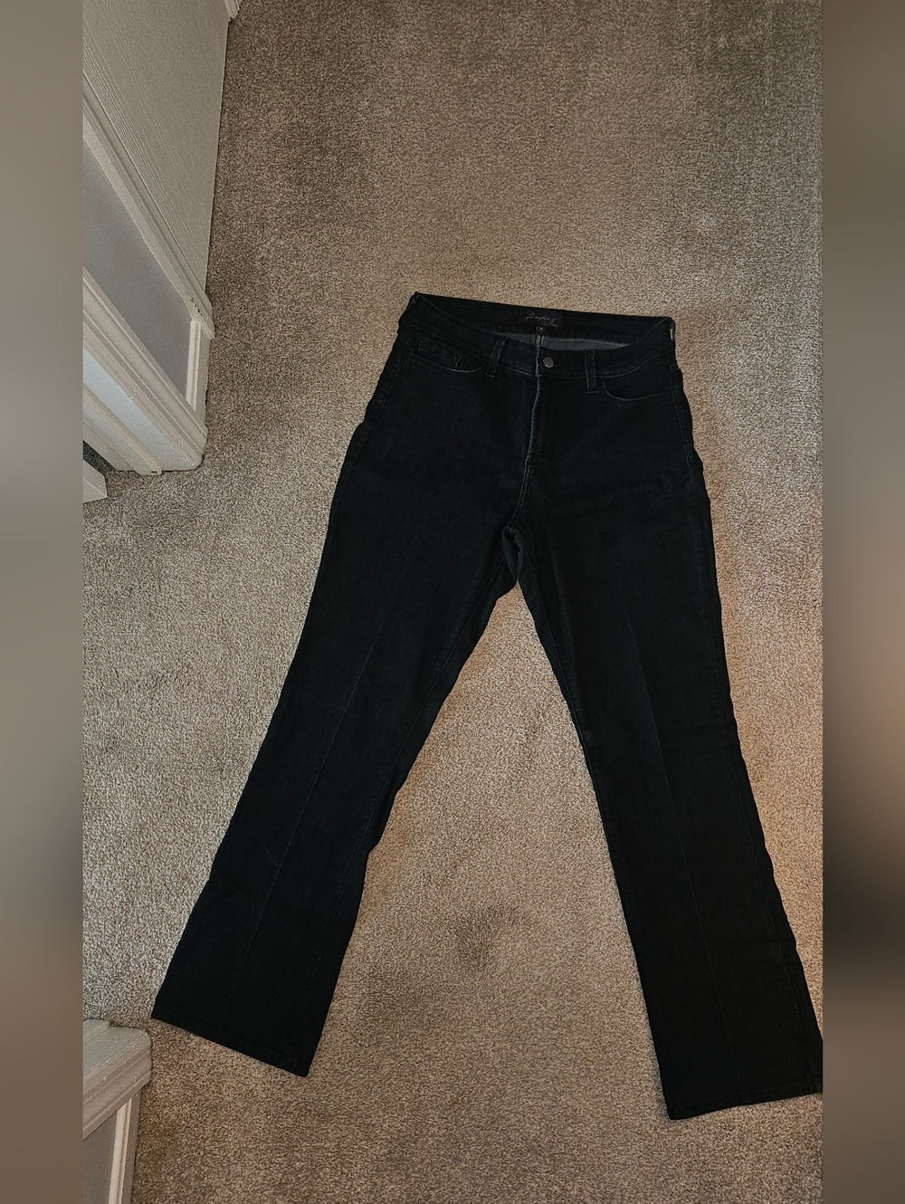 Not Your Daughters Jeans Mankind Indigo Jeans with Gem Stones On Back Pockets
